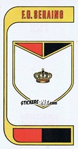 Sticker Armoiries Embleem - Football Belgium 1982-1983 - Panini