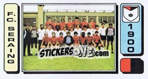 Sticker Equipe/Elftal - Football Belgium 1982-1983 - Panini