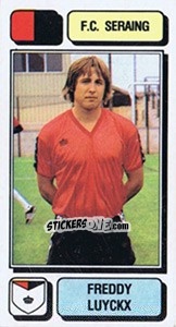 Figurina Freddy Luyckx - Football Belgium 1982-1983 - Panini