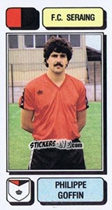 Sticker Philippe Goffin - Football Belgium 1982-1983 n. 235 - Panini