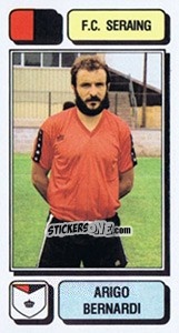 Sticker Arigo Bernardi - Football Belgium 1982-1983 n. 236 - Panini