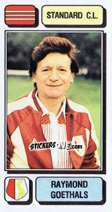 Sticker Raymond Goethals - Football Belgium 1982-1983 - Panini