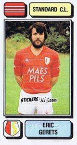 Sticker Eric Gerets - Football Belgium 1982-1983 n. 243 - Panini