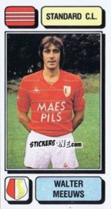 Sticker Walter Meeuws - Football Belgium 1982-1983 n. 244 - Panini