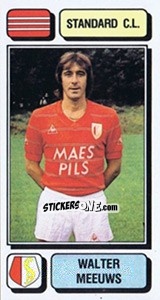 Sticker Walter Meeuws - Football Belgium 1982-1983 - Panini