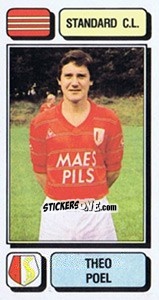 Cromo Theo Poel - Football Belgium 1982-1983 - Panini