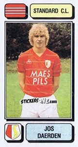 Figurina Jos Daerden - Football Belgium 1982-1983 - Panini