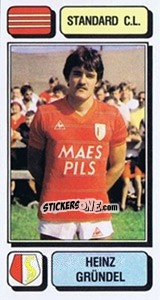 Cromo Heinz Gründel - Football Belgium 1982-1983 n. 250 - Panini