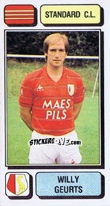 Figurina Willy Geurts - Football Belgium 1982-1983 - Panini