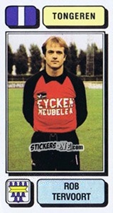 Figurina Rob Tervoort - Football Belgium 1982-1983 - Panini