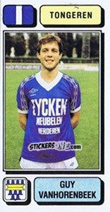 Cromo Guy Vanhorenbeek - Football Belgium 1982-1983 - Panini