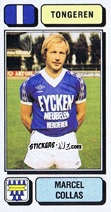 Sticker Marcel Collas - Football Belgium 1982-1983 - Panini