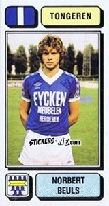 Figurina Norbert Beuls - Football Belgium 1982-1983 - Panini