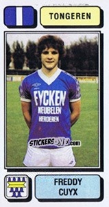 Cromo Freddy Cuyx - Football Belgium 1982-1983 - Panini