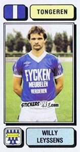 Figurina Willy Leyssens - Football Belgium 1982-1983 n. 268 - Panini