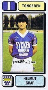 Sticker Helmut Graf - Football Belgium 1982-1983 - Panini