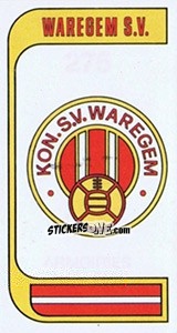 Sticker Armoiries Embleem - Football Belgium 1982-1983 n. 275 - Panini