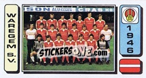 Sticker Equipe/Elftal - Football Belgium 1982-1983 - Panini