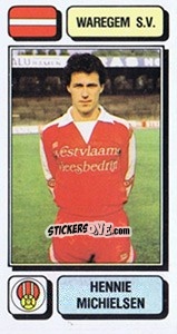 Cromo Hennie Michielsen - Football Belgium 1982-1983 - Panini