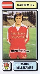 Sticker Marc Millecamps - Football Belgium 1982-1983 - Panini