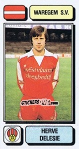 Sticker Herve Delesie - Football Belgium 1982-1983 n. 288 - Panini