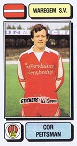 Sticker Cor Peitsman - Football Belgium 1982-1983 n. 291 - Panini