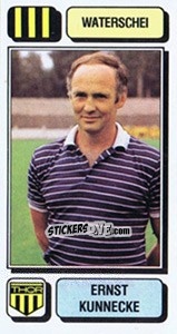 Figurina Ernst Kunnecke - Football Belgium 1982-1983 - Panini