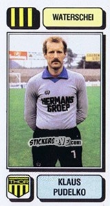 Cromo Klaus Pudelko - Football Belgium 1982-1983 - Panini