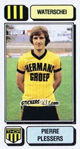 Figurina Pierre Plessers - Football Belgium 1982-1983 - Panini