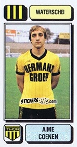 Sticker Aime Coenen - Football Belgium 1982-1983 - Panini