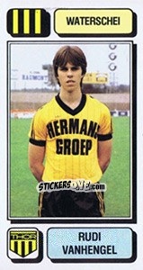 Sticker Rudi Vanhengel - Football Belgium 1982-1983 - Panini