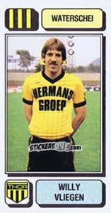 Sticker Willy Vliegen - Football Belgium 1982-1983 - Panini