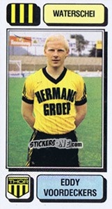 Sticker Eddy Voordeckers - Football Belgium 1982-1983 - Panini