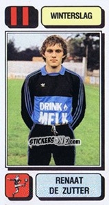 Cromo Renaat de Zutter - Football Belgium 1982-1983 n. 314 - Panini
