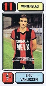 Sticker Eric Vanlessen - Football Belgium 1982-1983 - Panini