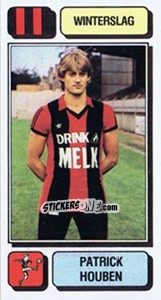 Cromo Patrick Houben - Football Belgium 1982-1983 - Panini