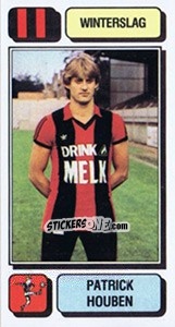 Sticker Patrick Houben - Football Belgium 1982-1983 n. 316 - Panini