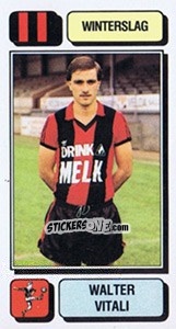 Figurina Walter Vitali - Football Belgium 1982-1983 - Panini