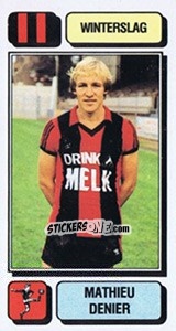 Sticker Mathieu Denier - Football Belgium 1982-1983 n. 320 - Panini