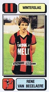 Sticker Rene van Becelaere - Football Belgium 1982-1983 n. 323 - Panini