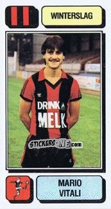 Sticker Mario Vitali - Football Belgium 1982-1983 - Panini