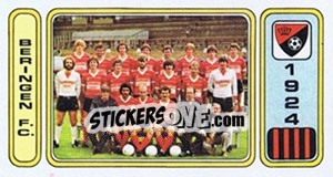 Sticker Beringen F.C. - Football Belgium 1982-1983 - Panini