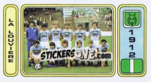 Sticker La Louviere - Football Belgium 1982-1983 - Panini