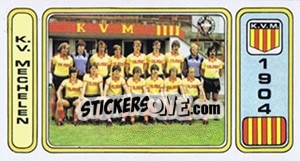 Sticker K.V. Mechelen - Football Belgium 1982-1983 n. 339 - Panini