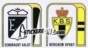 Sticker Eendracht Aalst / Berchem Sport - Football Belgium 1982-1983 n. 345 - Panini