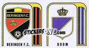 Sticker Beringen F.C. - Boom - Football Belgium 1982-1983 - Panini