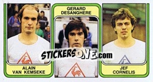 Sticker Alain van Kemseke / Gerard Desanghere / Jef Cornelis - Football Belgium 1982-1983 n. 354 - Panini