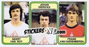 Cromo Geert van Roy / Johan Dierickx / Frank van Vaerenbergh - Football Belgium 1982-1983 - Panini