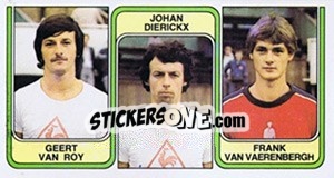 Sticker Geert van Roy / Johan Dierickx / Frank van Vaerenbergh - Football Belgium 1982-1983 n. 357 - Panini