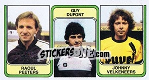 Cromo Raoul Peeters / Guy Dupont / Johnny Velkeneers